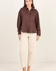 RE:UNION UPLIFTED LINEN OVERSIZED SHIRT