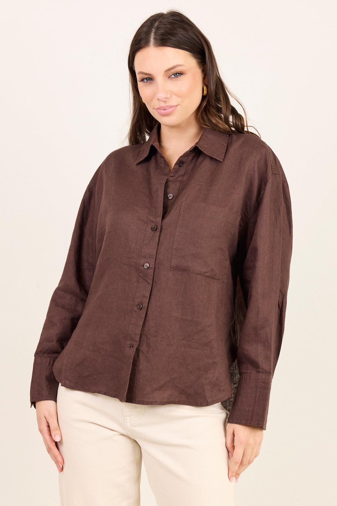 RE:UNION UPLIFTED LINEN OVERSIZED SHIRT