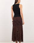 GEORGIA ZOE MORAL LACE MAXI SKIRT