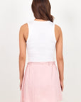 RE:UNION SLOOP LINEN WRAP SKIRT