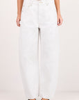 AMONG THE BRAVE VARSITY FOWARD SEAM BARREL JEANS
