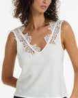 BLAK VALERA LACE DETAIL TOP