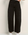 AMONG THE BRAVE VARSITY BARREL JEANS