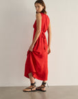 AUGUSTE RIVER MIDI DRESS