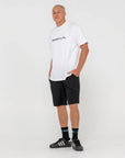 RUSTY OVERTONE ELASTIC SHORTS