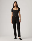 LEVIS WEDGIE STRAIGHT - BLACK SPROUT