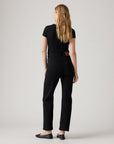 LEVIS RIBCAGE STRAIGHT ANKLE - BLACK SPROUT