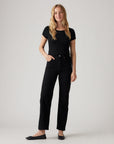 LEVIS RIBCAGE STRAIGHT ANKLE - BLACK SPROUT