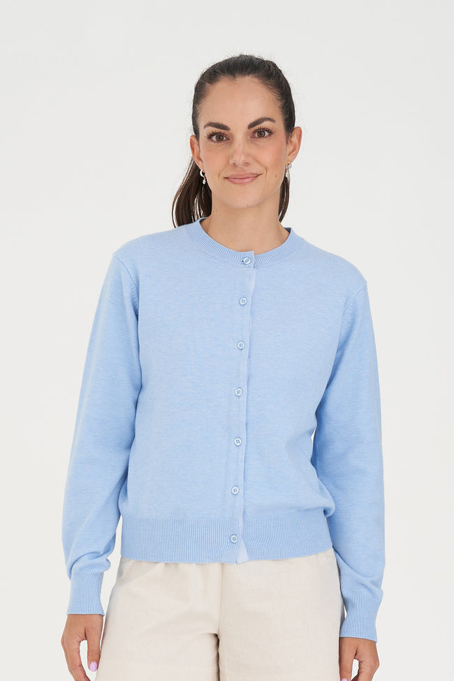 HUFFER CLASSIC BUTTON UP CARDIGAN