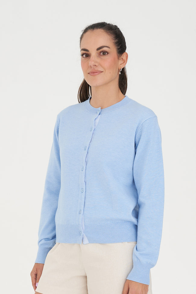 HUFFER CLASSIC BUTTON UP CARDIGAN