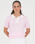 HUFFER WMS LINE KNIT POLO
