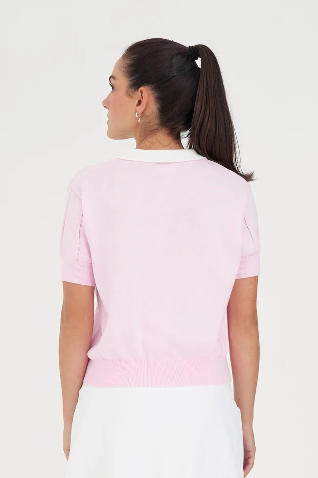 HUFFER WMS LINE KNIT POLO