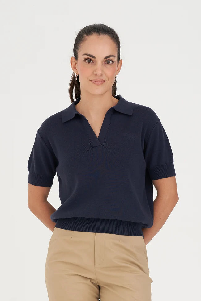 HUFFER CLASSIC SS KNIT POLO