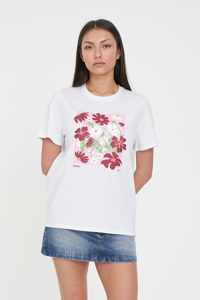 HUFFER CLASSIC TEE 170/FLOWER MARKET
