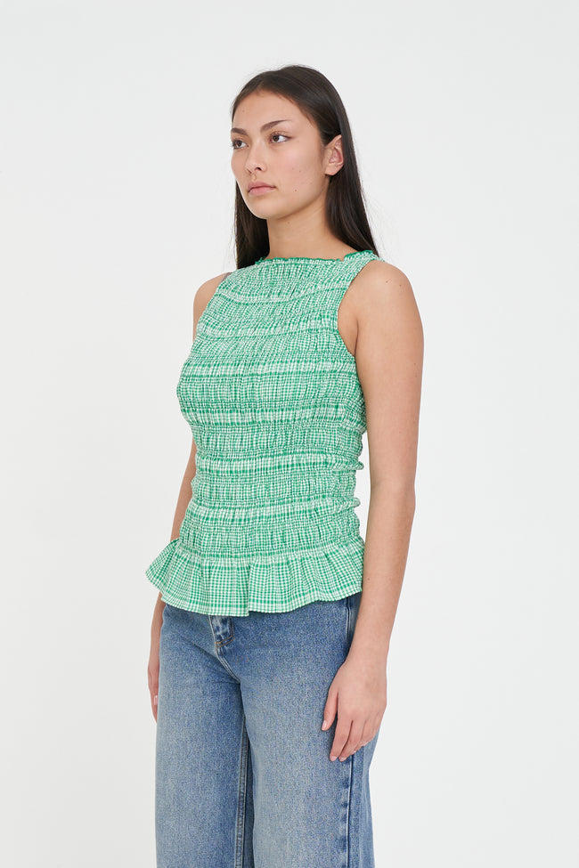 HUFFER GIGI SHIRRED TOP