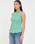 HUFFER GIGI SHIRRED TOP