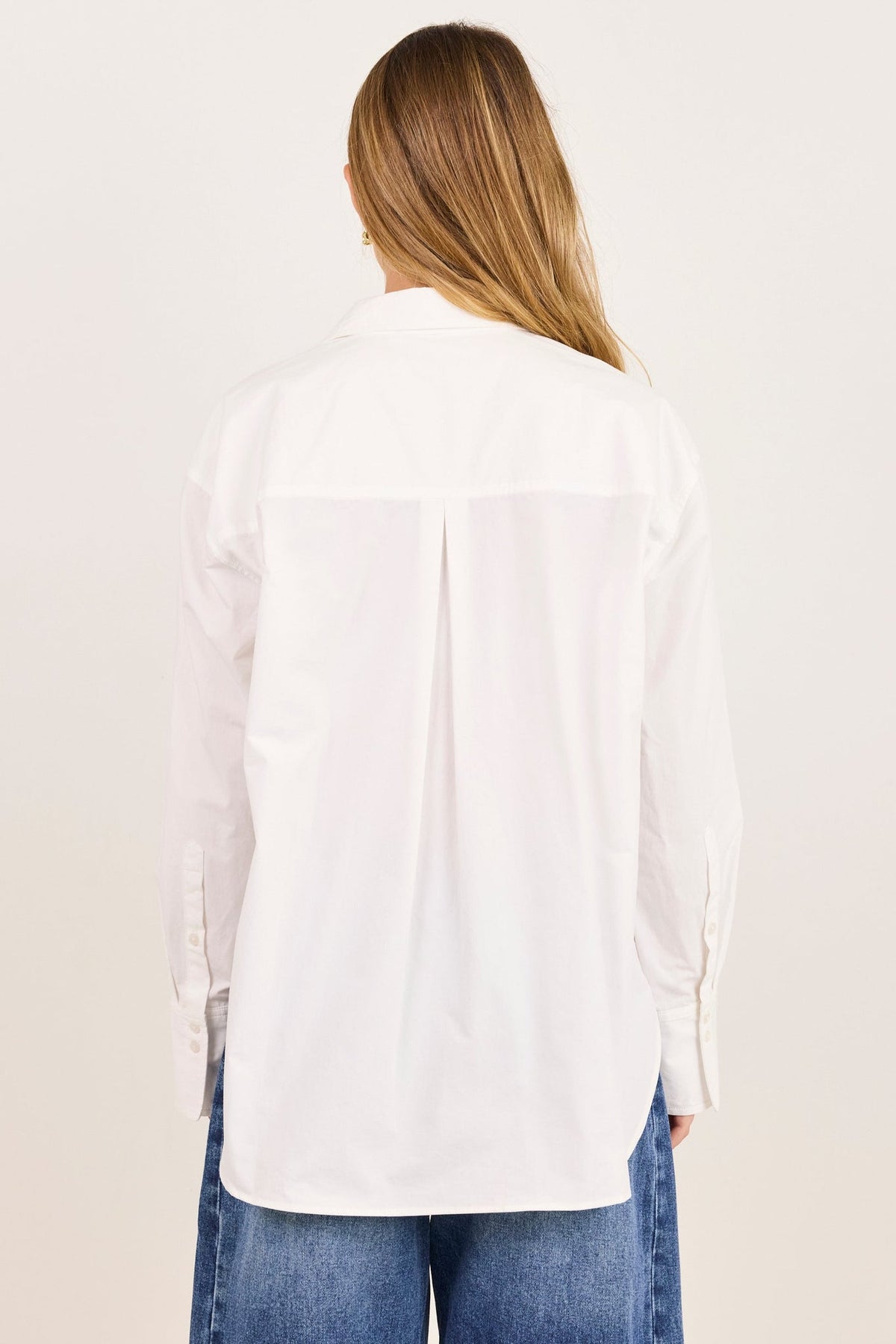 STORIES BE TOLD YOU GOT THIS COTTON POPLIN OVERSIZED SHIRT