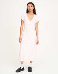 HUFFER CELINE TIE BACK MIDI DRESS