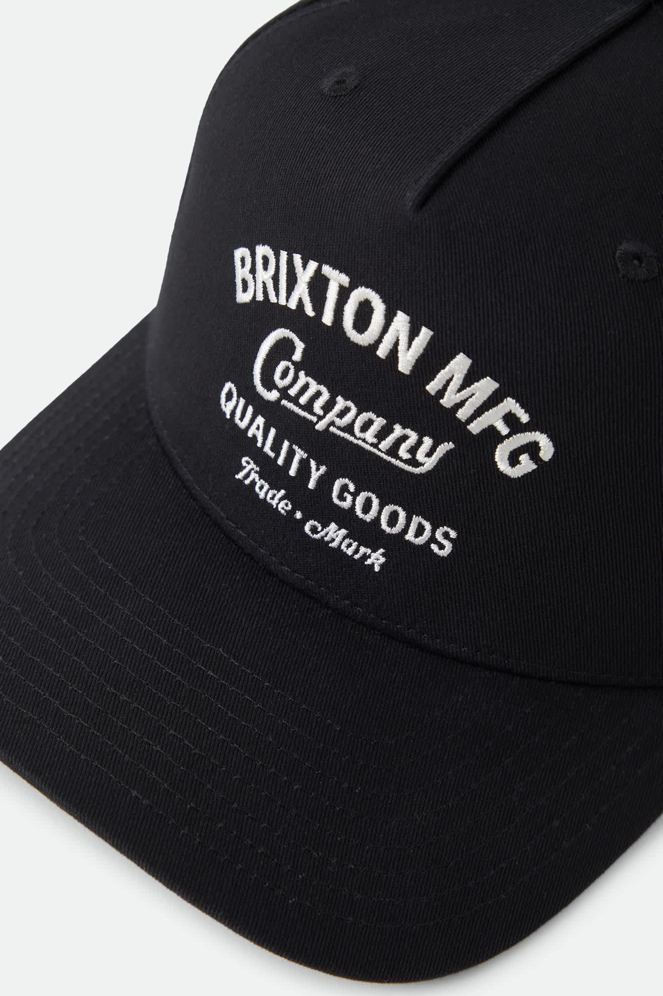 BRIXTON STRATTON SNAPBACK - BLACK