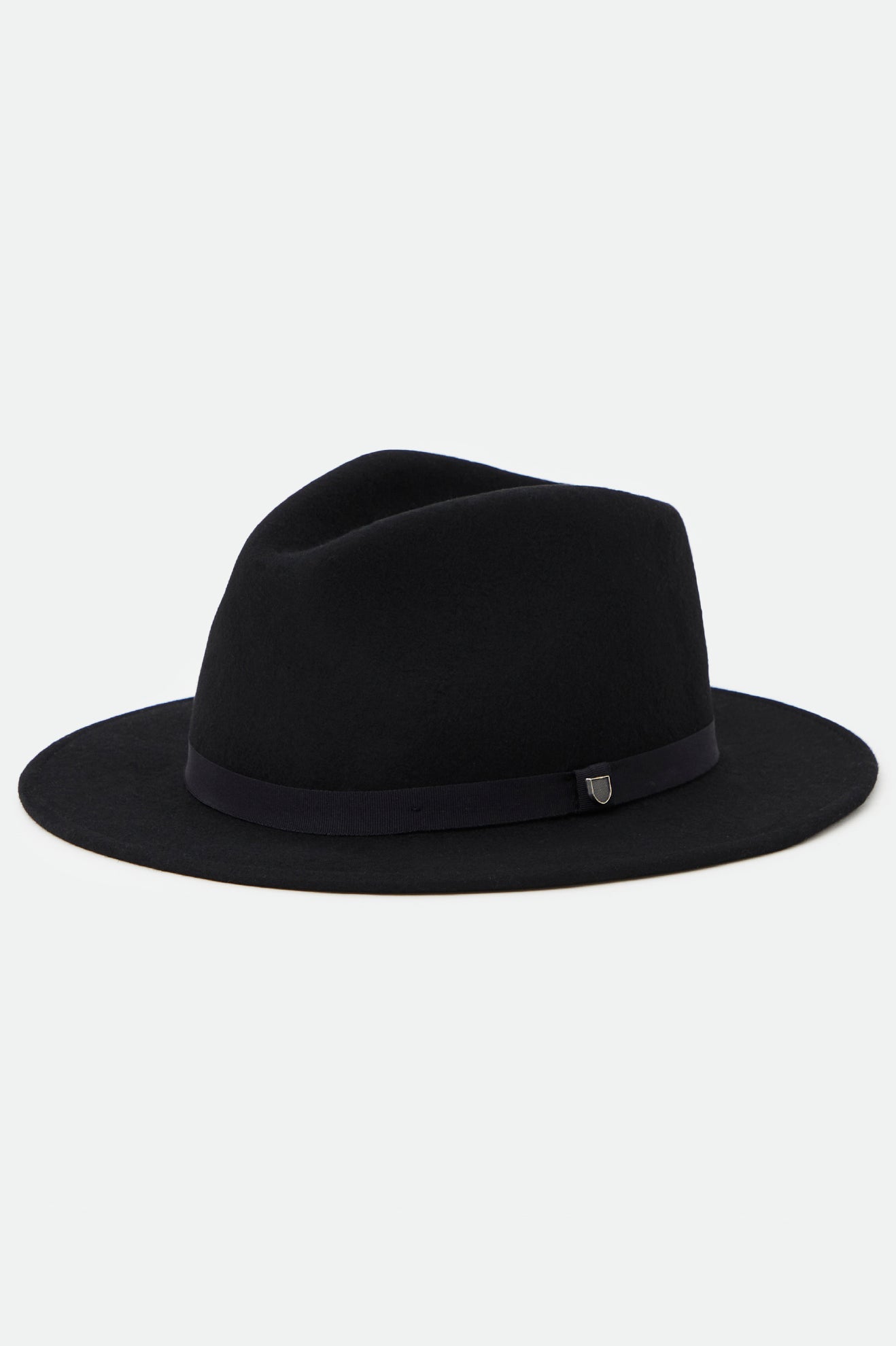 BRIXTON MESSER FEDORA - BLACK/BLACK