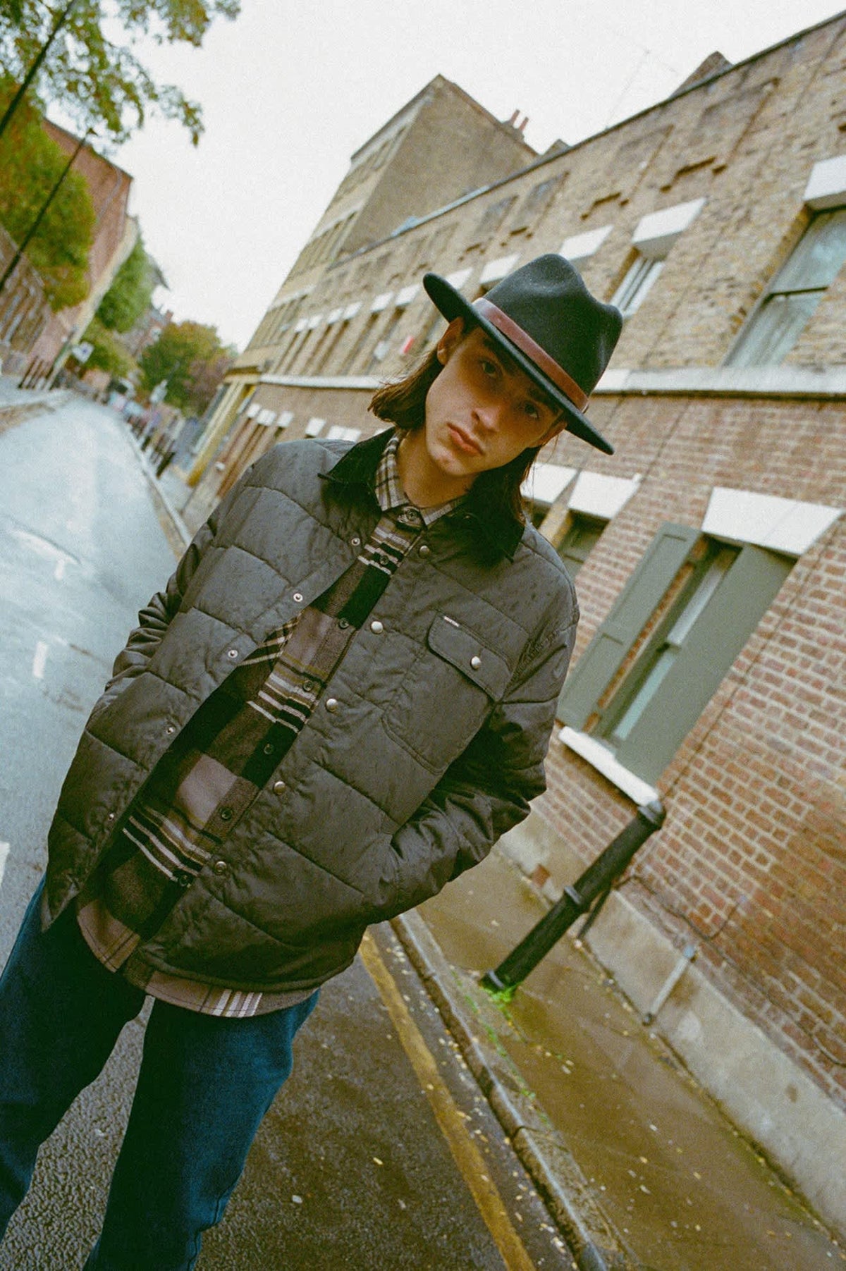 BRIXTON MESSER FEDORA - BLACK