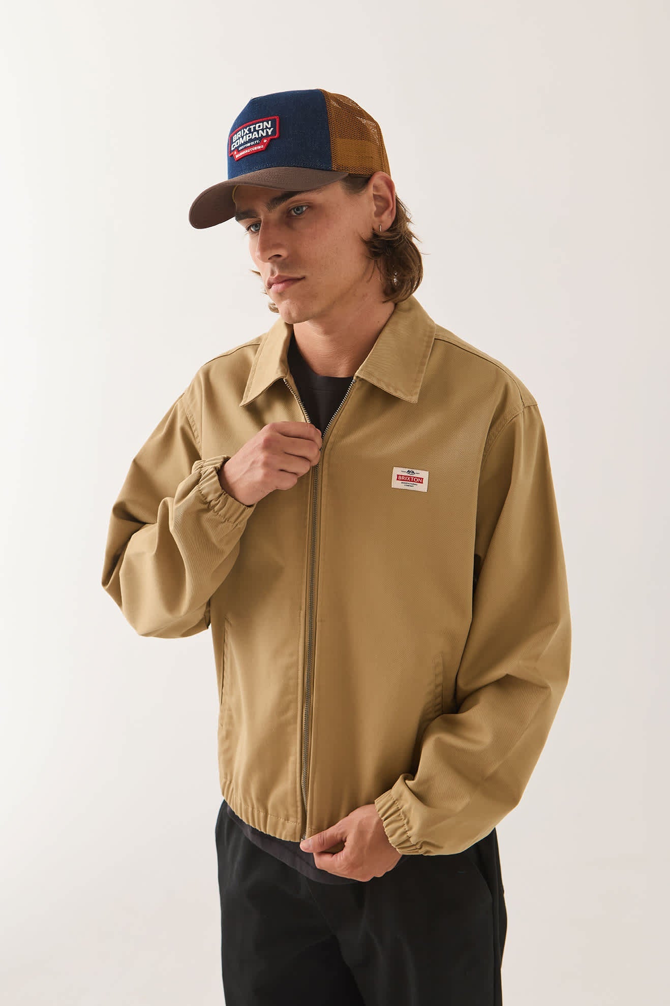 TRADEMARK LW GARAGE ZIP JACKET - KHAKI