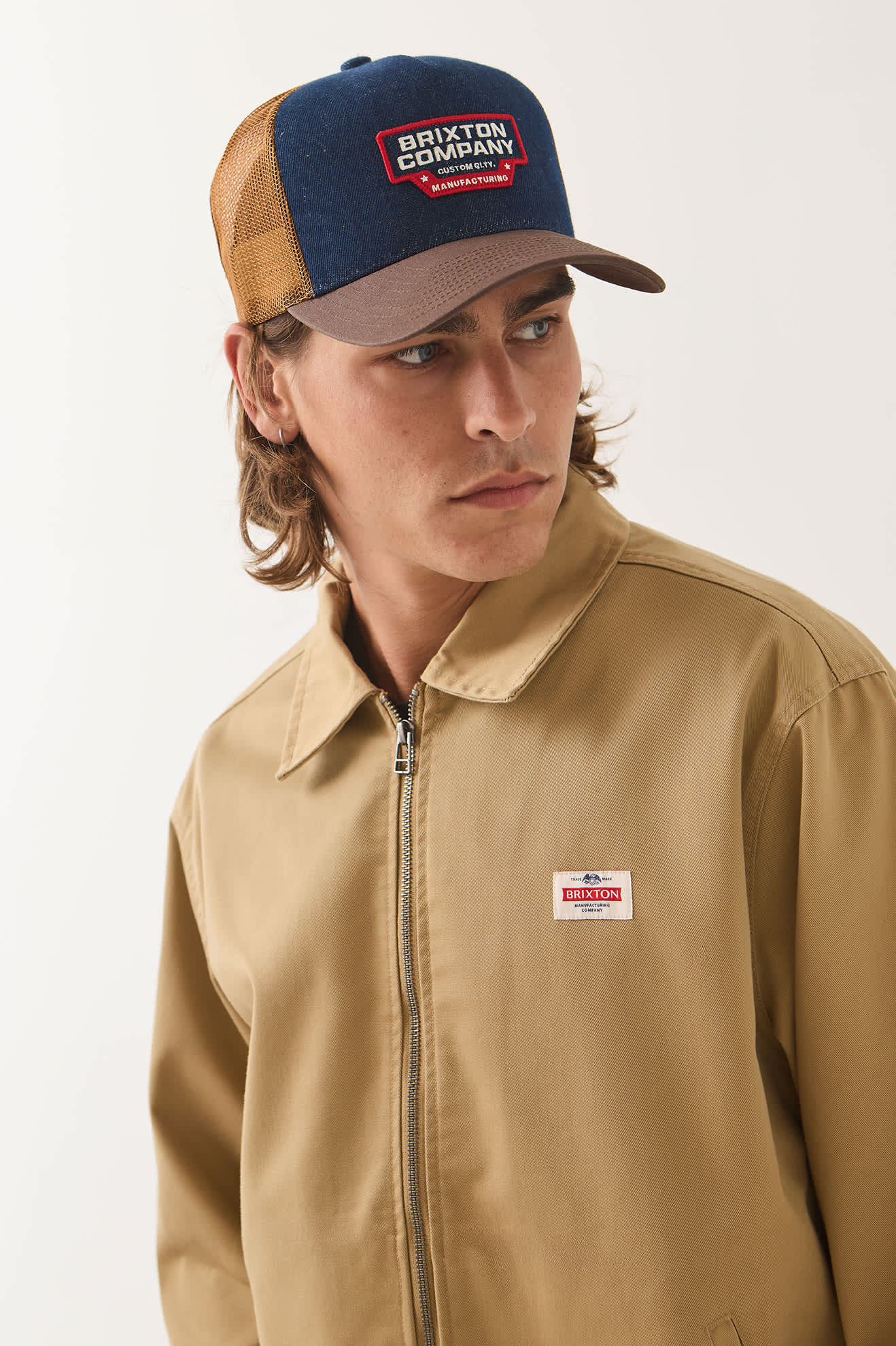 TRADEMARK LW GARAGE ZIP JACKET - KHAKI
