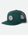 BRIXTON OATH MP TRUCKER HAT - NIGHT SAGE