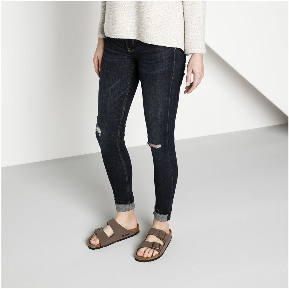 BIRKENSTOCK ARIZONA BIRKIBUC -NARROW MOCCA – Boutique on Main Street
