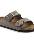 BIRKENSTOCK ARIZONA BIRKIBUC - REGULAR - STONE