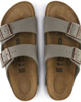BIRKENSTOCK ARIZONA BIRKIBUC - REGULAR - STONE