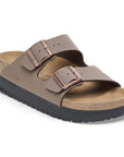 BIRKENSTOCK PLATFORM BIRKO-FLOR VEGAN - NARROW - MOCCA