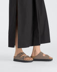 BIRKENSTOCK PLATFORM BIRKO-FLOR VEGAN - NARROW - MOCCA