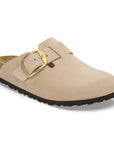 BIRKENSTOCK BOSTON BIG BUCKLE NUBUCK - REGULAR - SANDCASTLE
