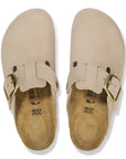 BIRKENSTOCK BOSTON BIG BUCKLE NUBUCK - REGULAR - SANDCASTLE