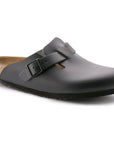 BIRKENSTOCK BOSTON SMOOTH LEATHER - REGULAR - BLACK