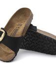 BIRKENSTOCK MADRID BIG BUCKLE NUBUCK - REGULAR - BLACK