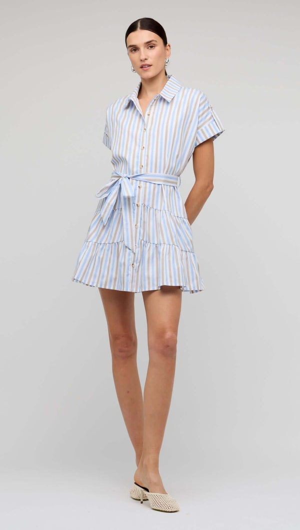 STAPLE THE LABEL MARCELLA MINI SHIRTDRESS