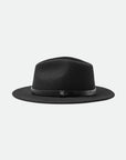 BRIXTON MESSER FEDORA - BLACK/BLACK