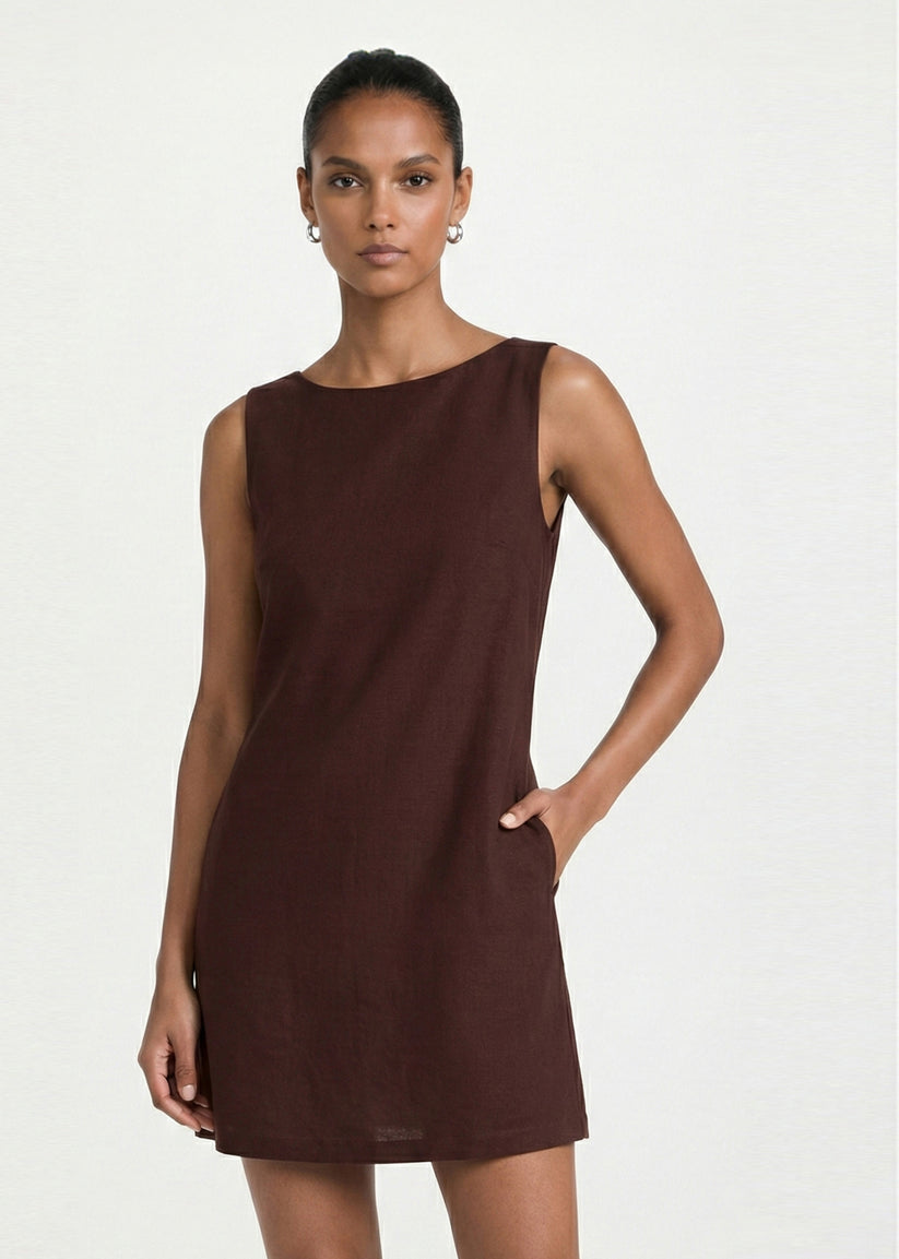 STAPLE THE LABEL RHODES MINI SHIFT DRESS