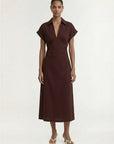 STAPLE THE LABEL RHODES MIDI DRESS