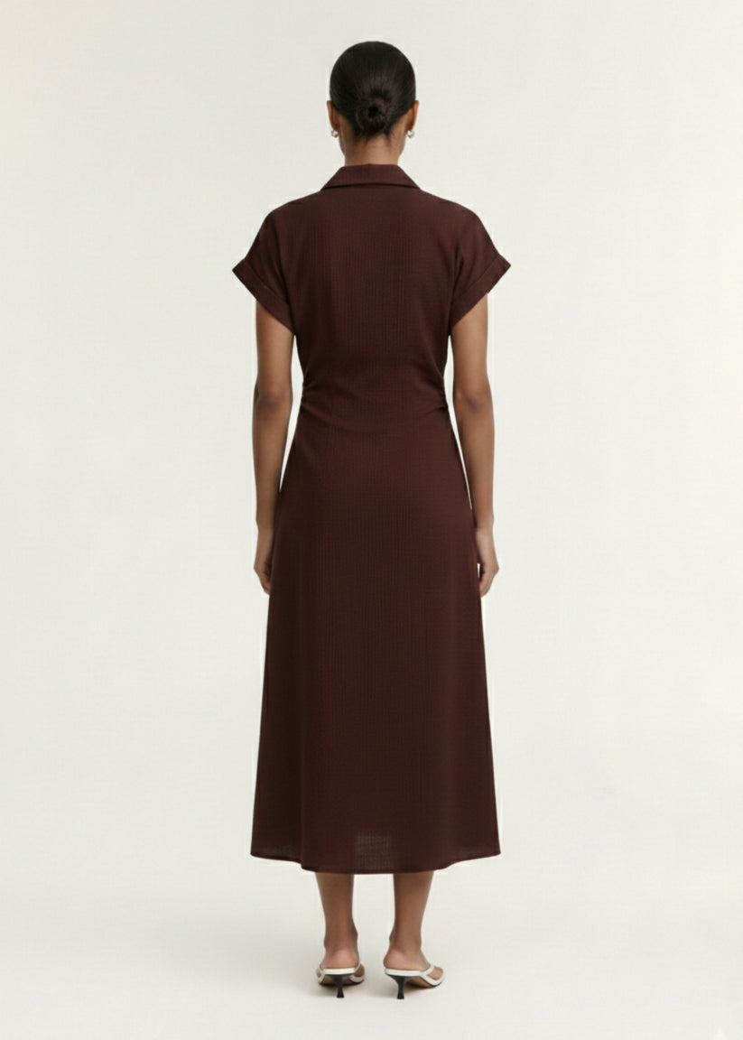 STAPLE THE LABEL RHODES MIDI DRESS