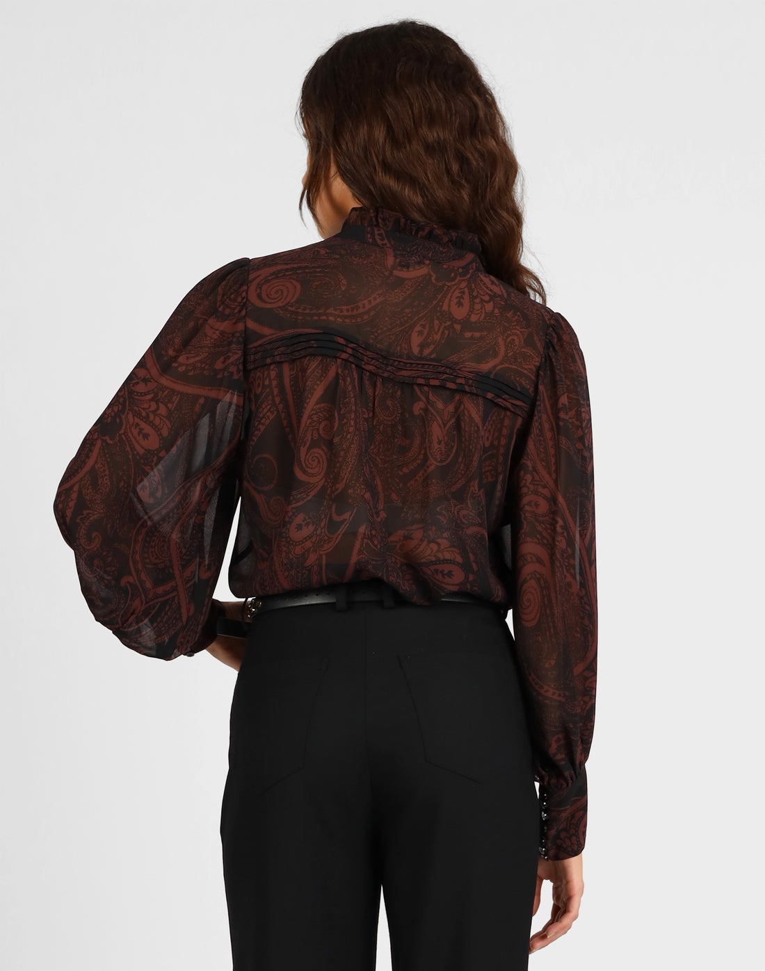 STORM CHOCOLATE PAISLEY SHIRT