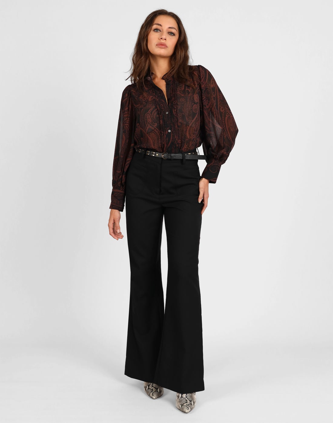 STORM CHOCOLATE PAISLEY SHIRT