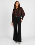 STORM CHOCOLATE PAISLEY SHIRT