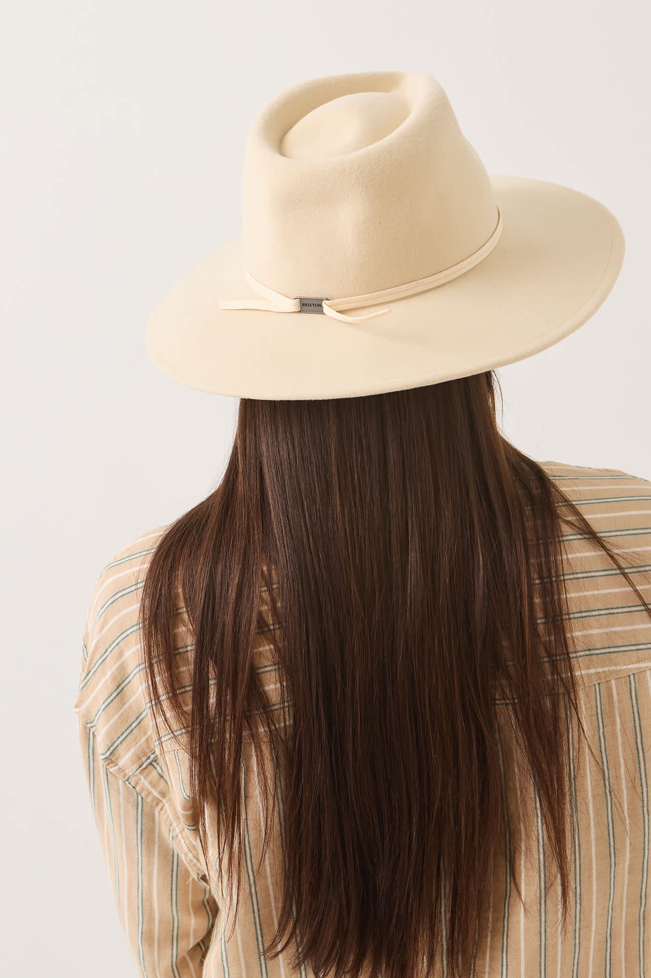 BRIXTON JUNIPER PACKABLE HAT - WAX PAPER