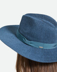 BRIXTON LYONS KNIT PACKABLE HAT - MIDNIGHT BLUE