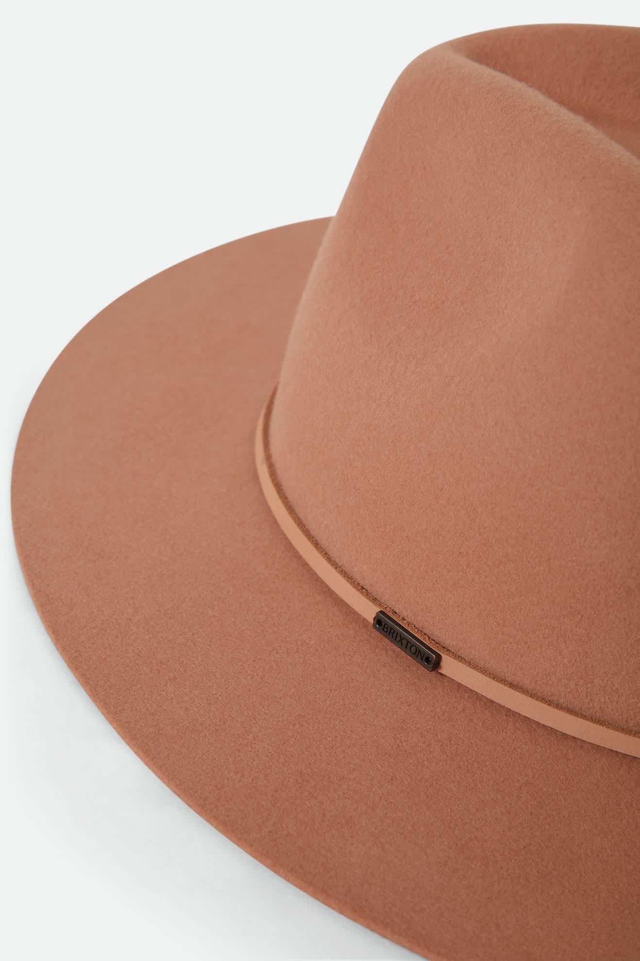 BRIXTON WESLEY FEDORA - ITALIAN CLAY