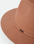 BRIXTON WESLEY FEDORA - ITALIAN CLAY