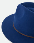 BRIXTON WESLEY FEDORA - CLASSIC NAVY